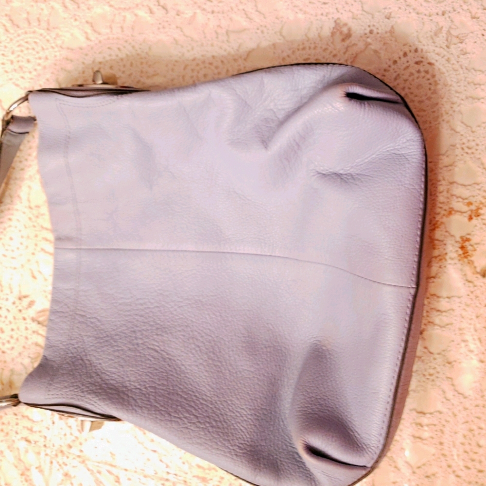 Purple Coach bag